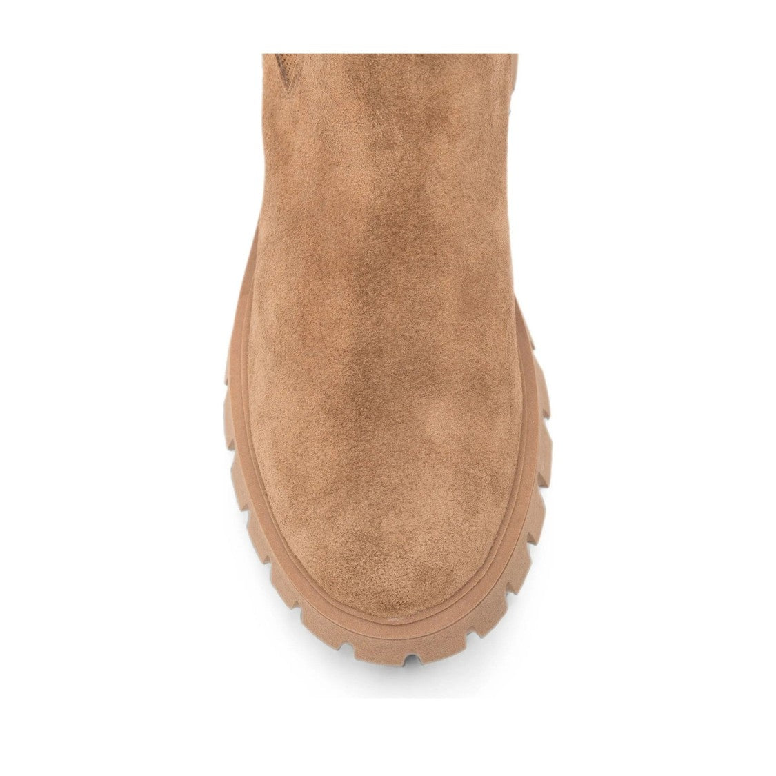 Sergio Moretti Beige Suede Decorative Bow Boots