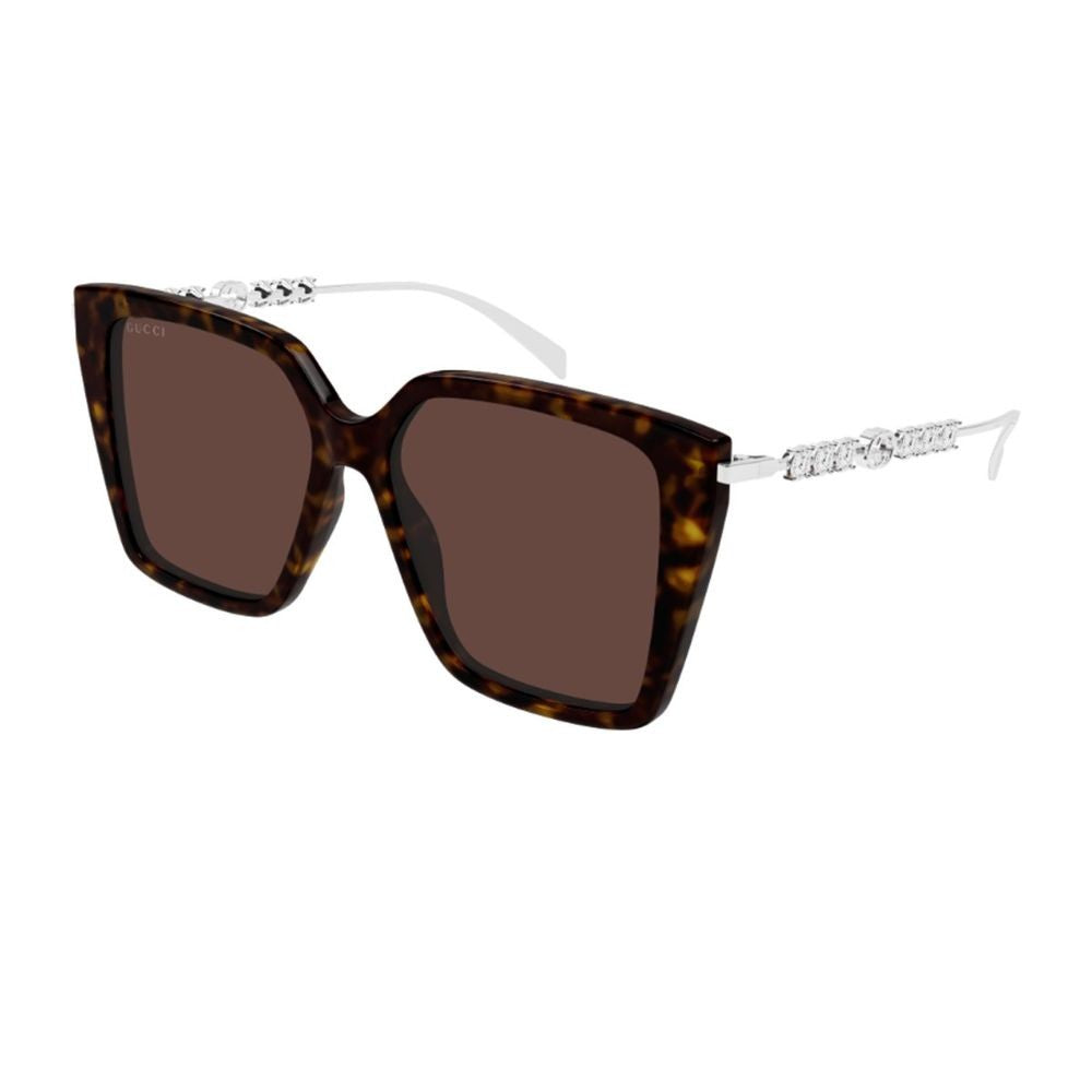Gucci Gg1967s Linea Emblem Square Sunglasses