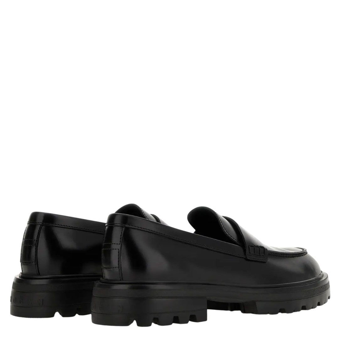 Hogan Sophisticated Penny Loafers In Leather