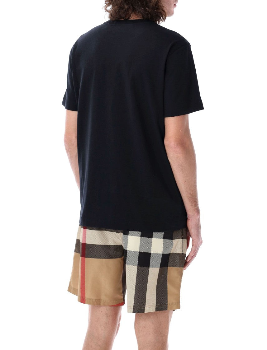 Burberry Embroidered Cotton T-Shirt