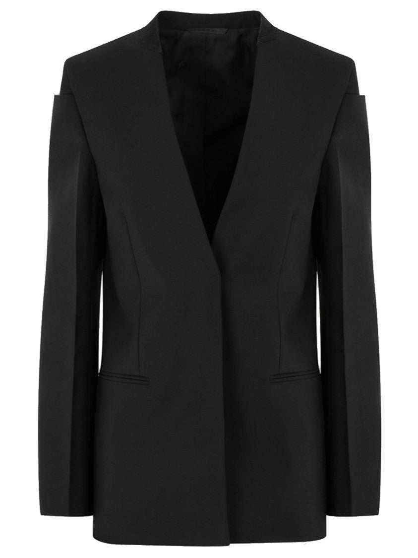 Givenchy Collarless Blazer