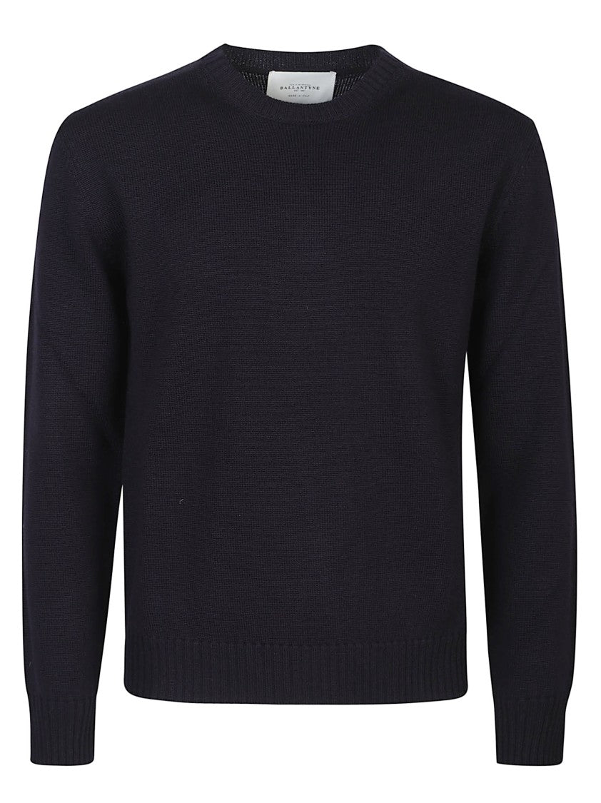 Ballantyne Merino Wool Finely Knit Crew Neck Sweater