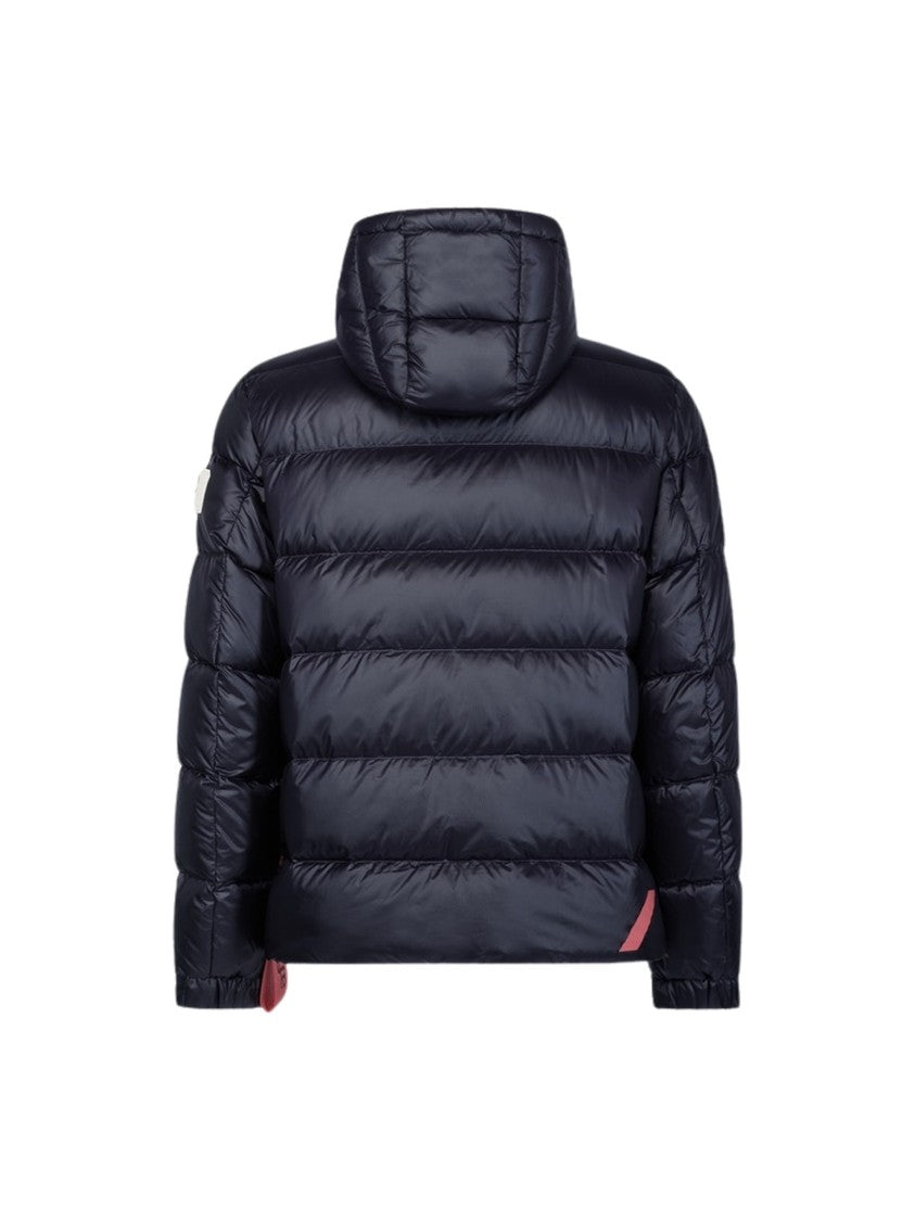 After Label Verbier Short Quilted Black Nylon Down Jacket