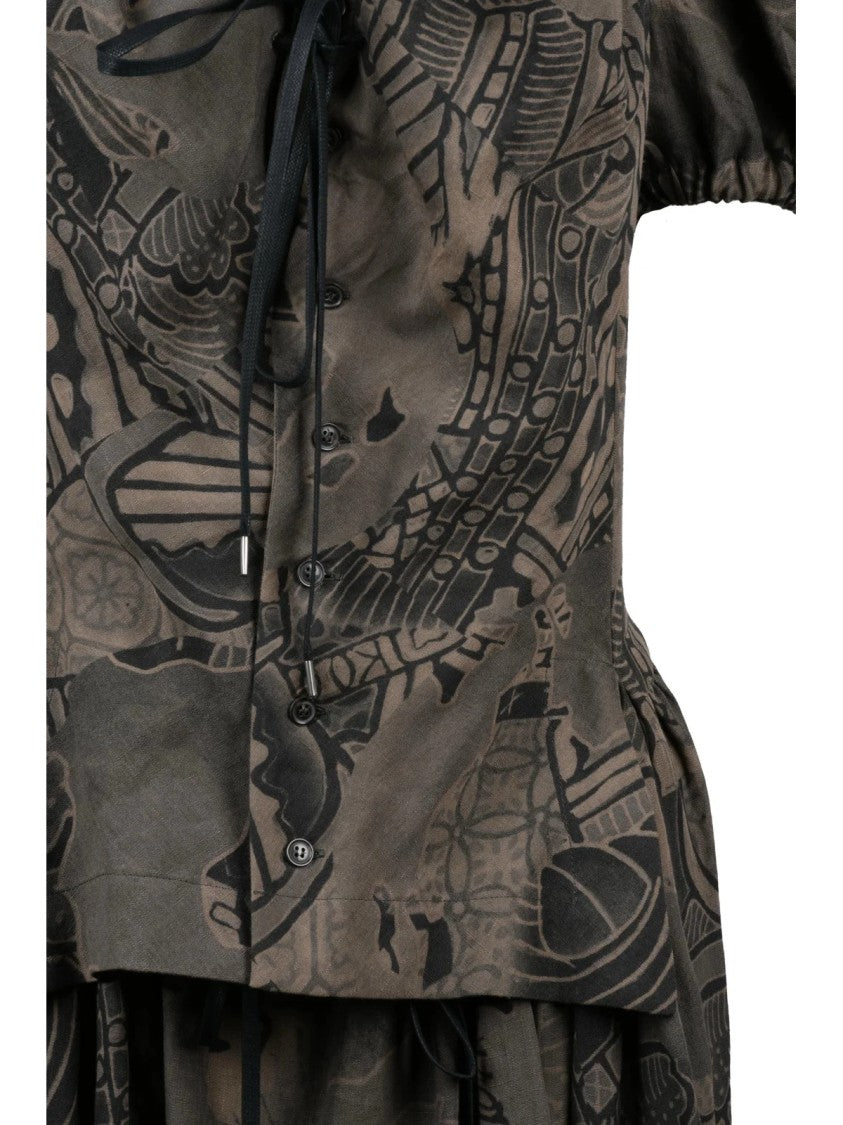 Vivienne Westwood New Saturday Dress In Intricate Abstract Pattern