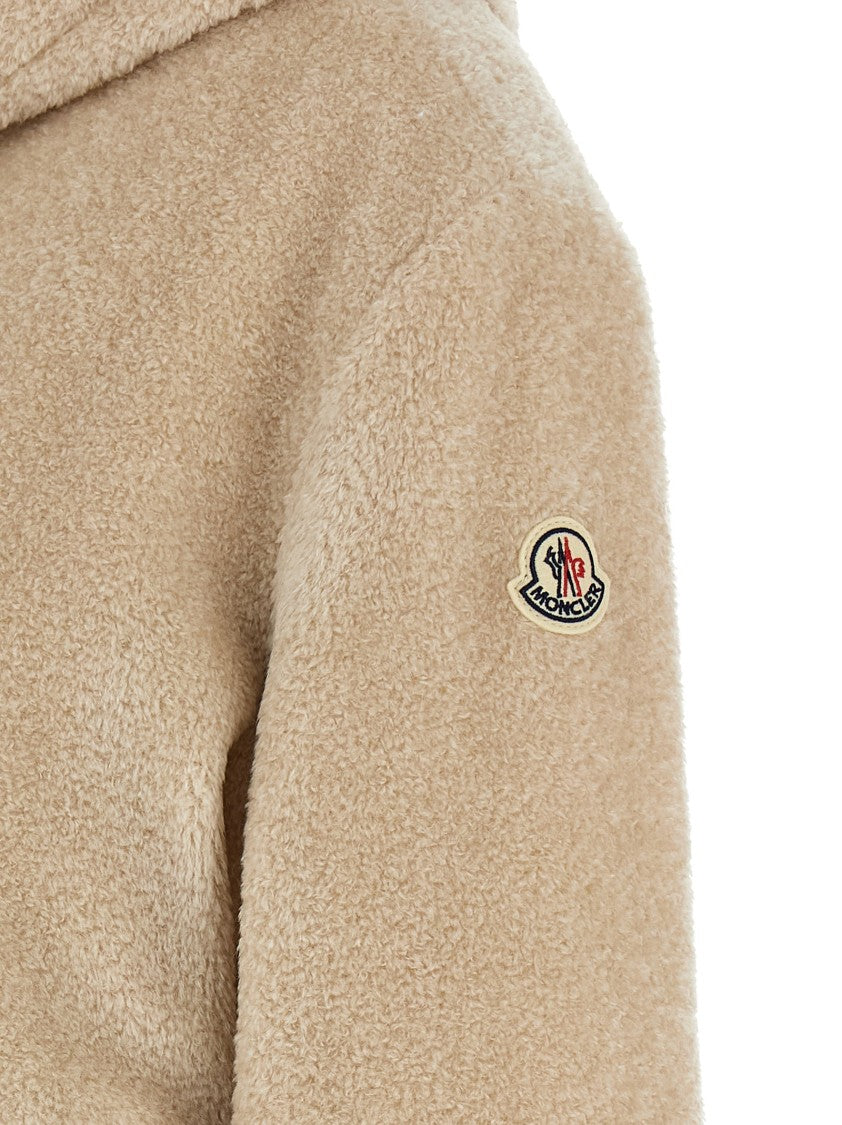 Moncler Reversible Teddy-Effect Fleece And Nylon Hoodie