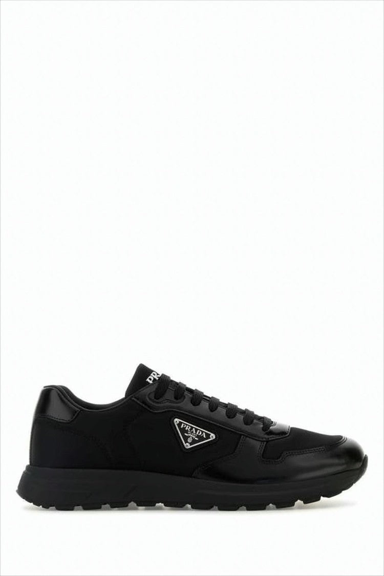 Prada Low-Top Sneakers In Smooth Calf Leather