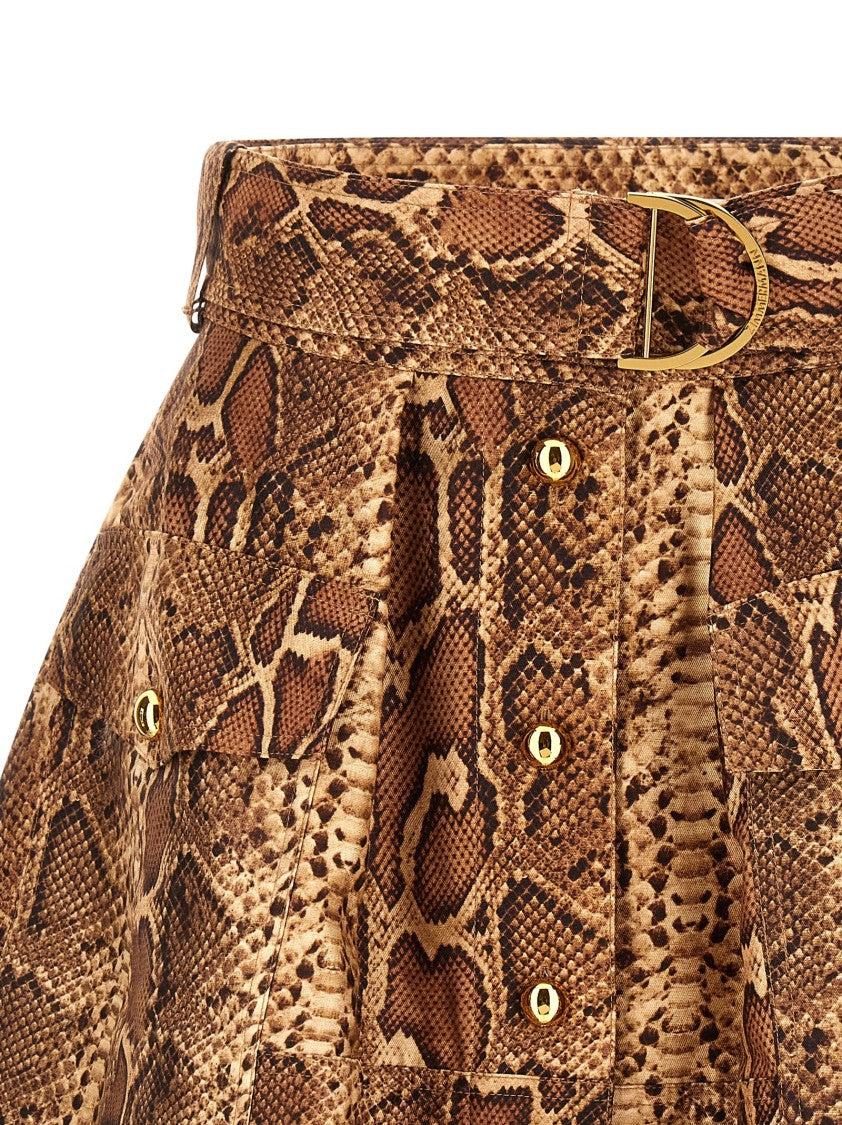 Zimmermann 'Hypnotic Utility Mini' Skirt