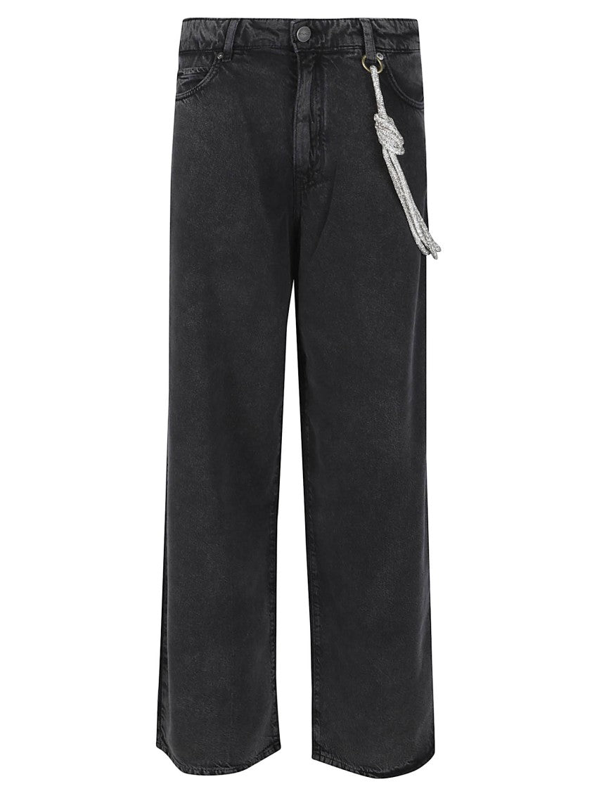 Pinko Black Lauryn Loose Rope Jeans