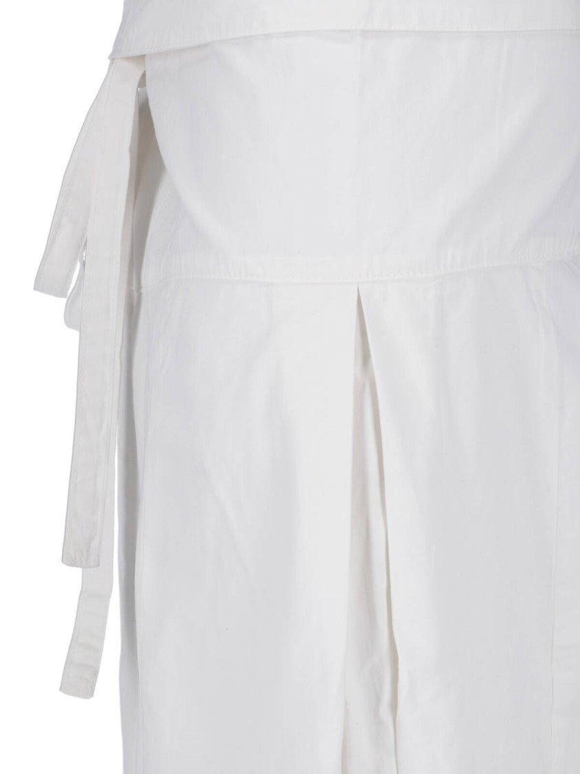 Matteau High-Waist Wide-Leg Trousers With Tie Belt