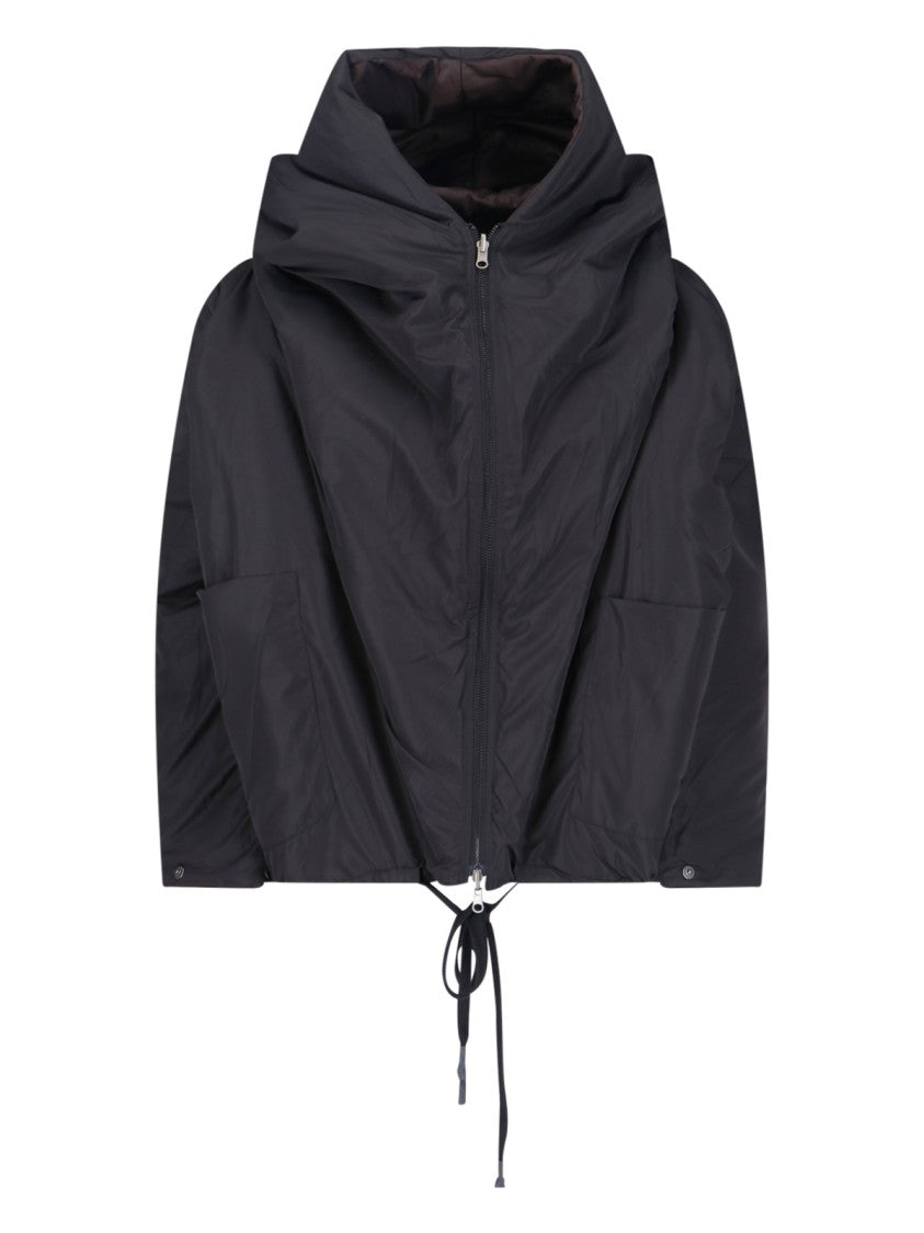 Kimono Rain Reversible Waterproof Jacket – Brown And Black