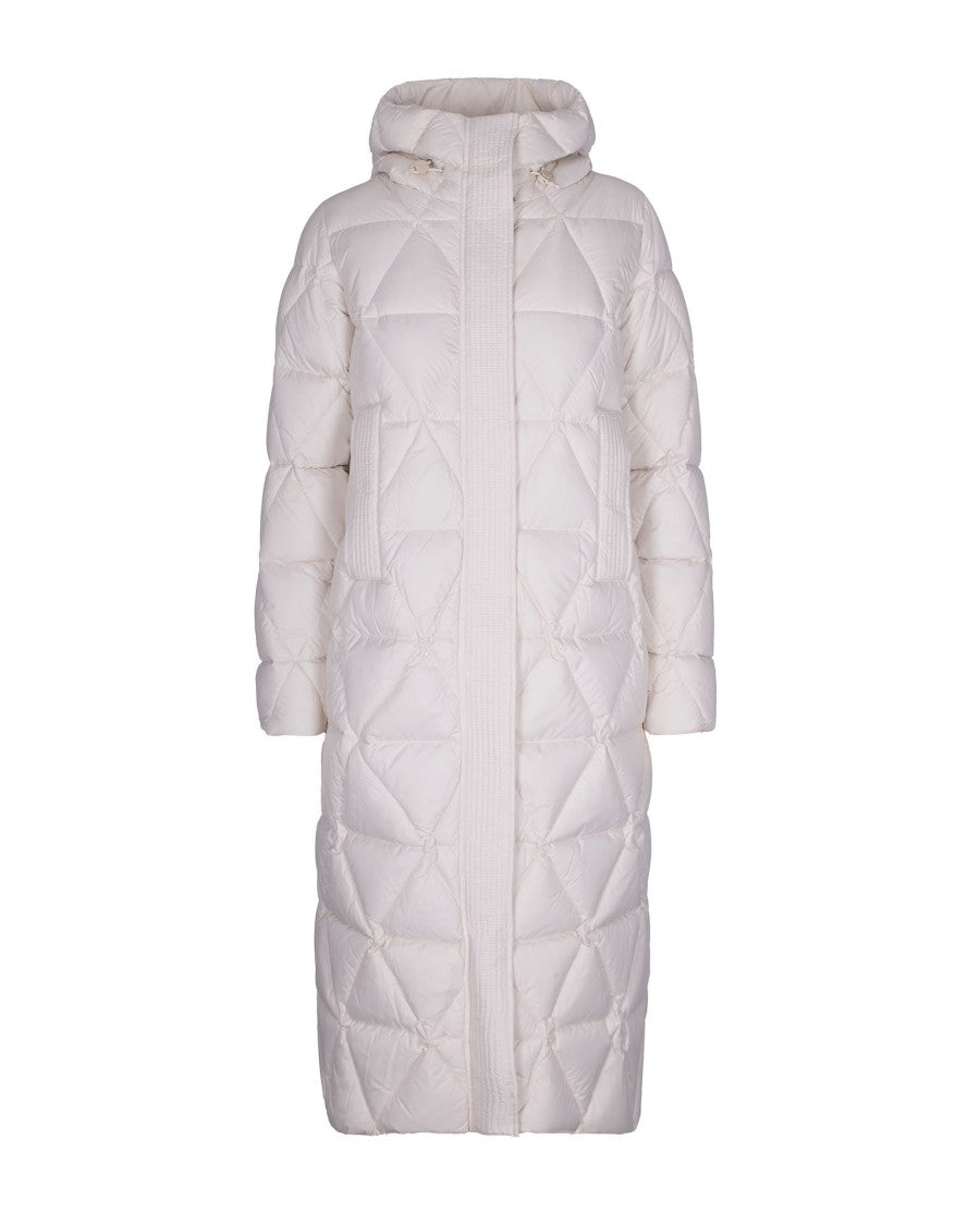 K-Way Quilted Thermo Microfiber Coat With Adjustable Hood