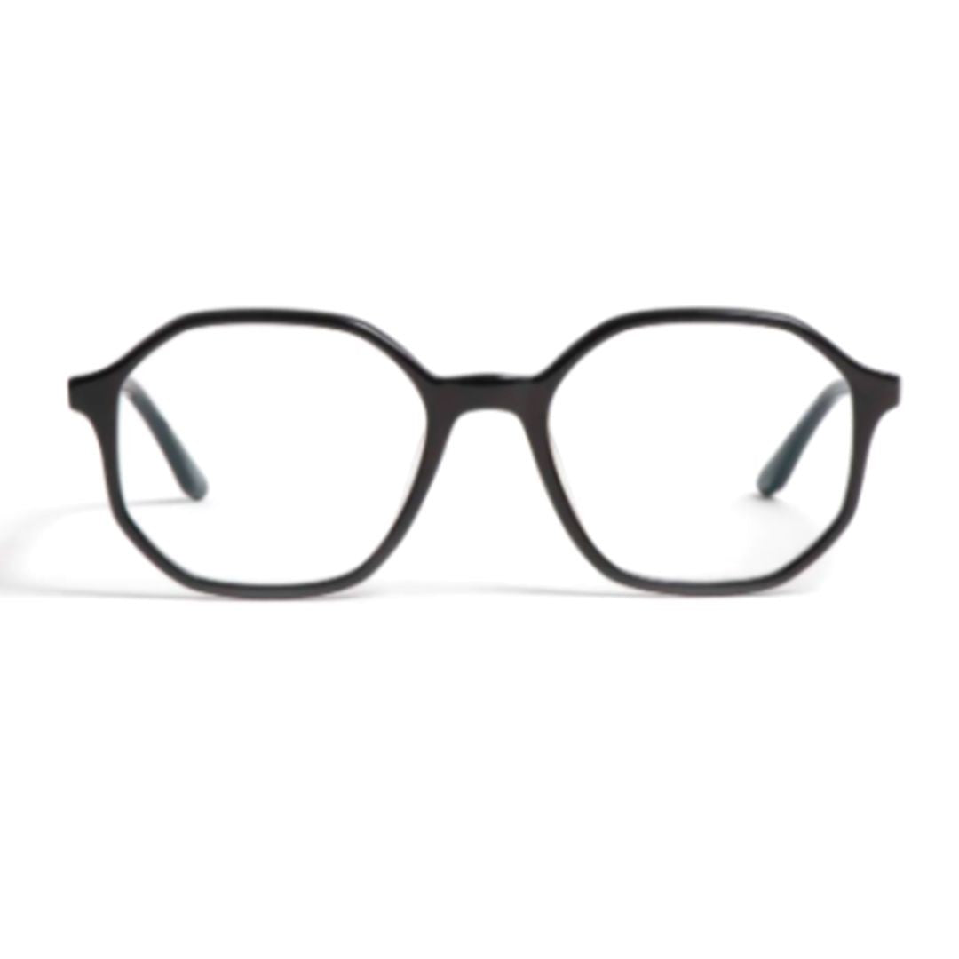 Peter And May Georgia Sleek Geometric Frame Eyeglasses With Rounded Lenses