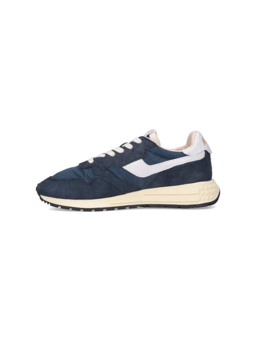 Autry Blue Reelwind Low Nylon Sneakers