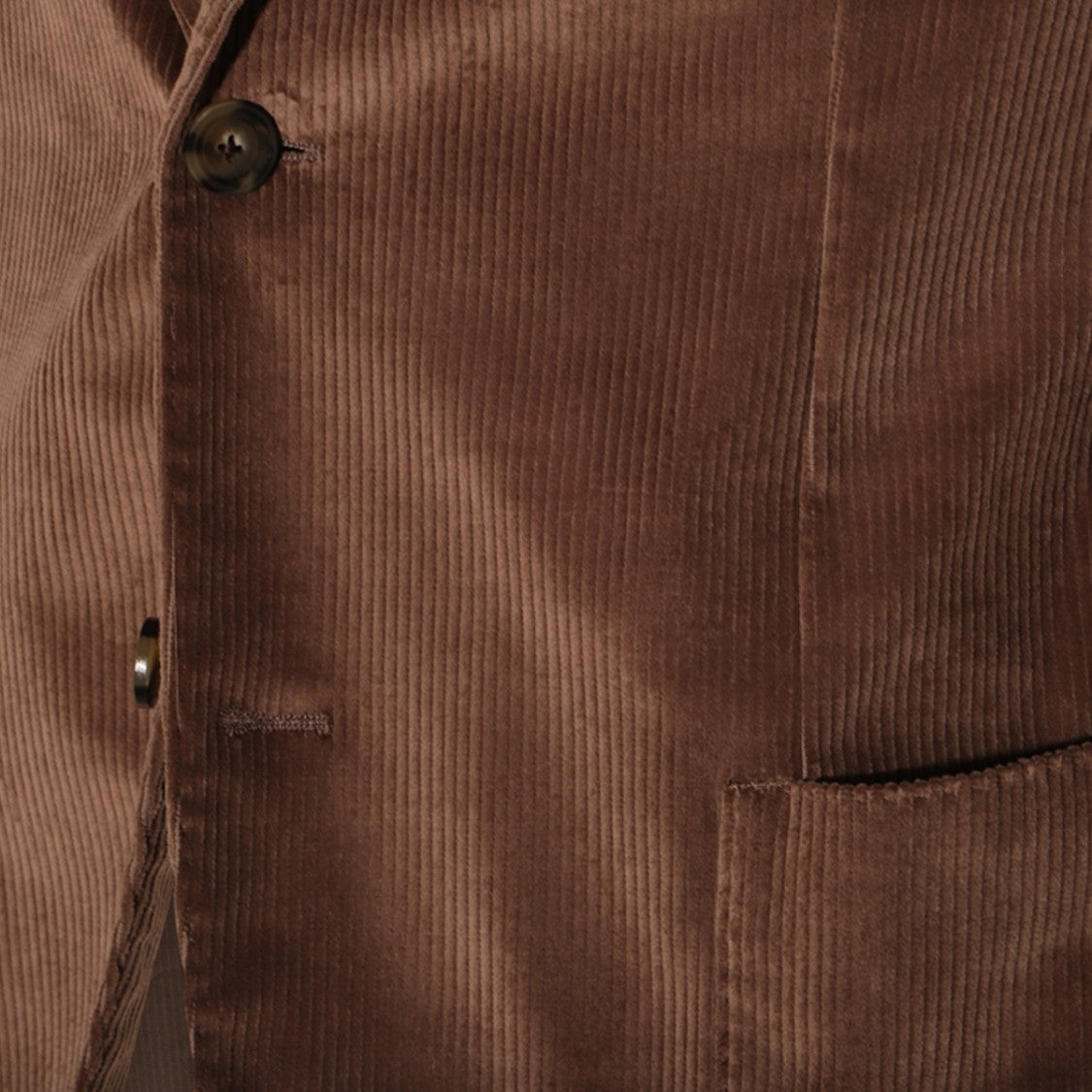 Lardini Classic Brown Corduroy Two-Piece Suit