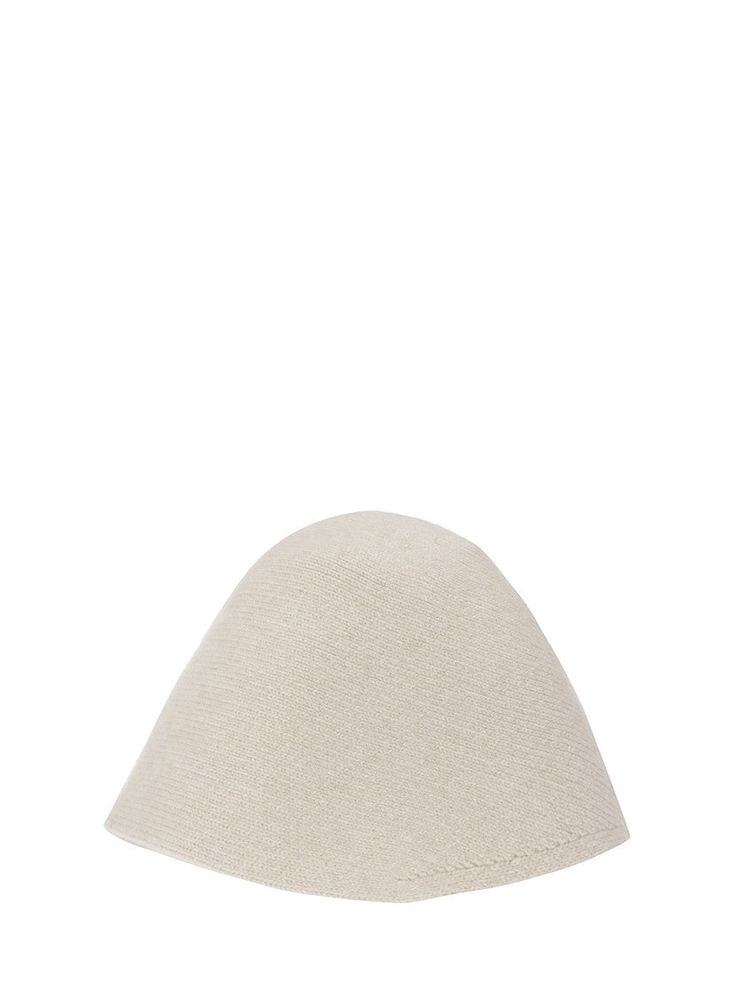 Uma Wang Ribbed Knit Cloche Hat