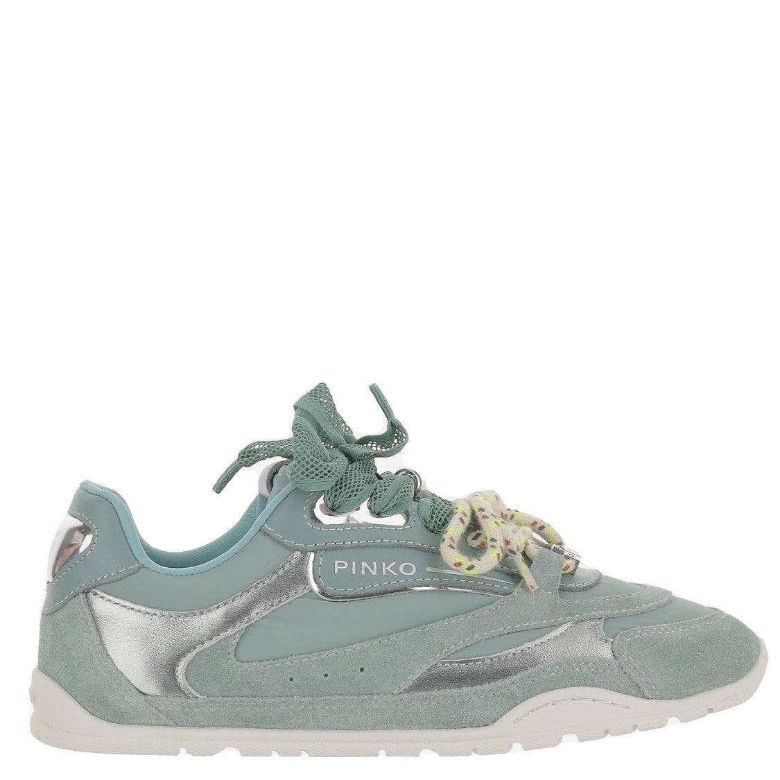 Pinko Structured Two-Tone Sneakers With Contrasting Details