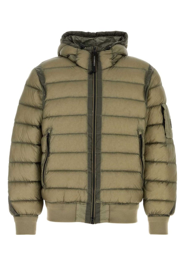 C.P. Company Army Green Nylon Down Jacket