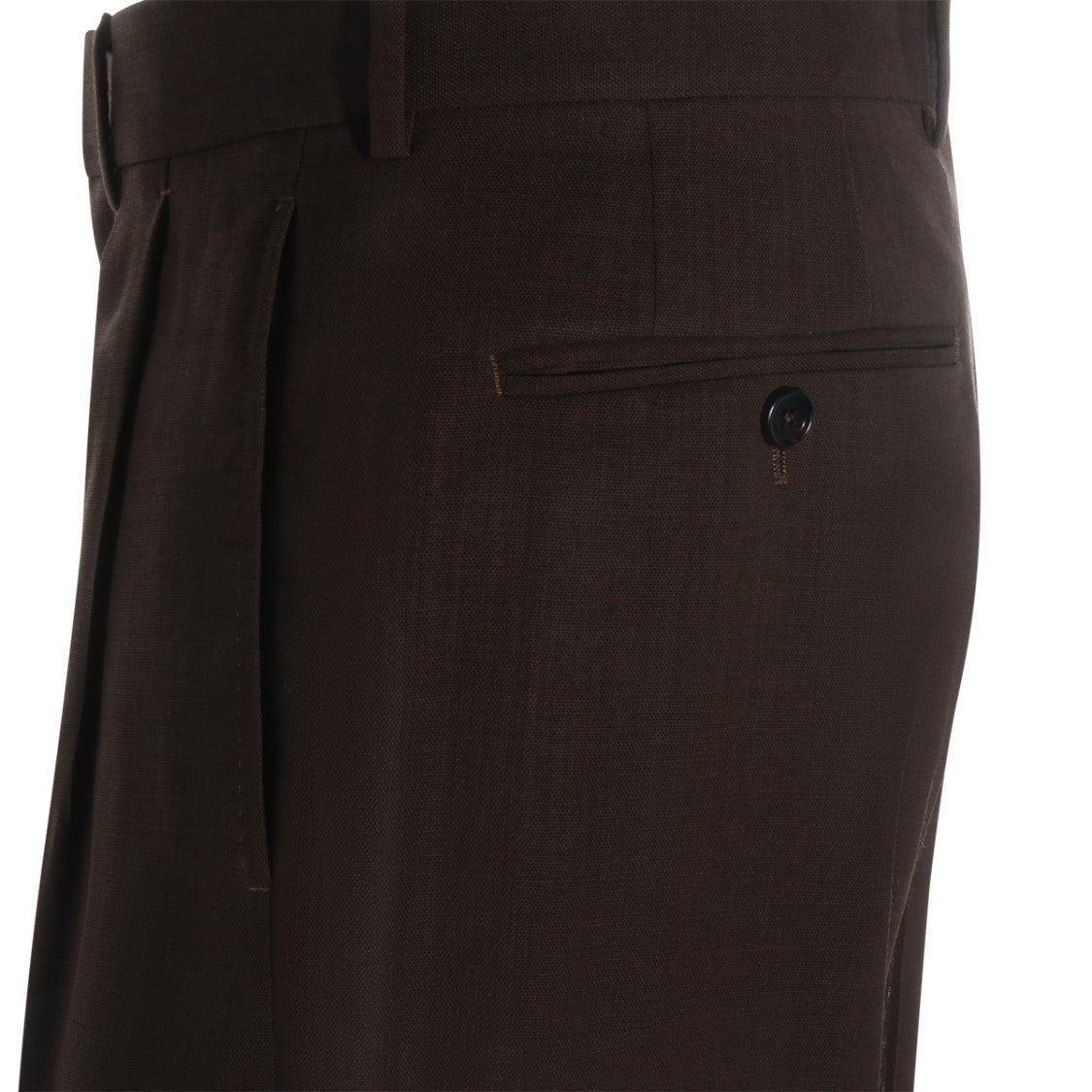 Tom Ford Brown Straight-Leg Trousers