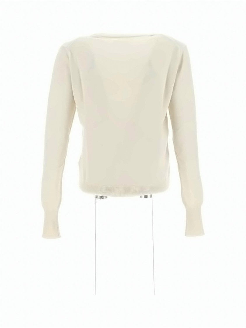 Vivienne Westwood Lightweight Cropped Sweater With Crew Neckline