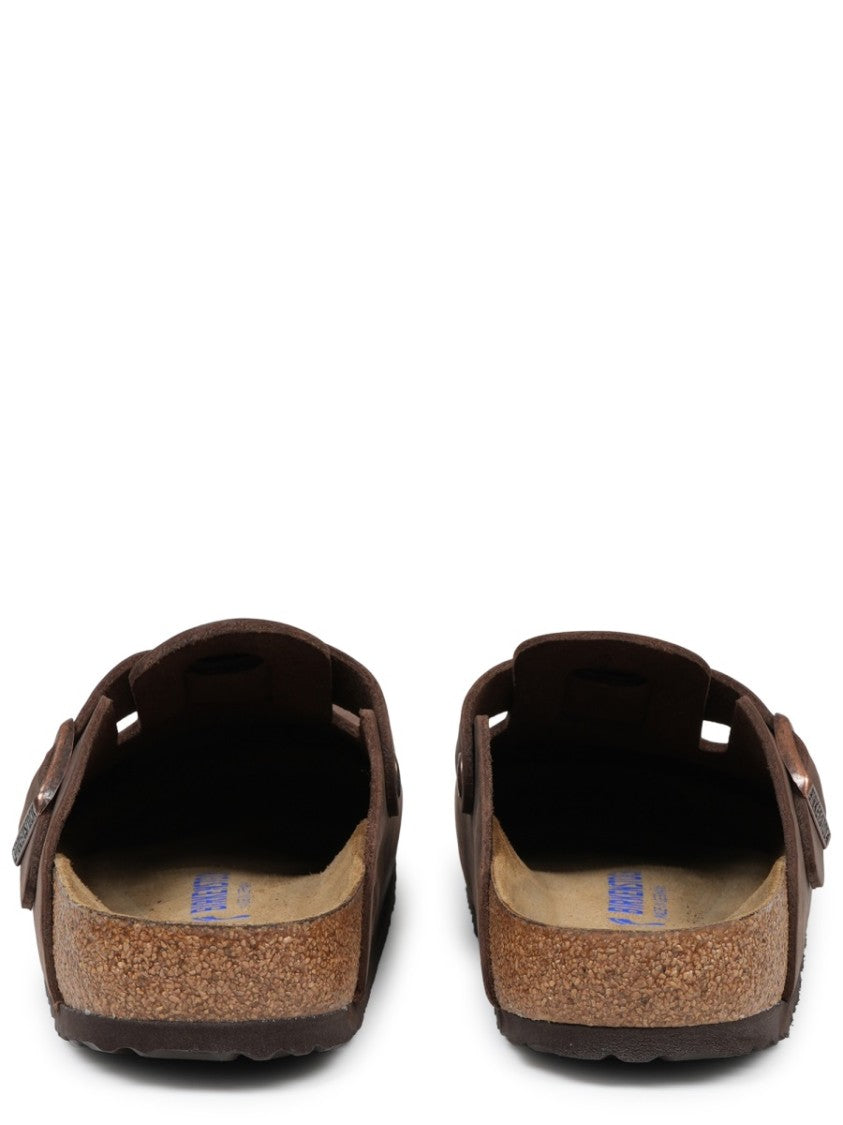 Birkenstock Adjustable Closed-Toe Sandals With Cork Footbed And Rubber Sole