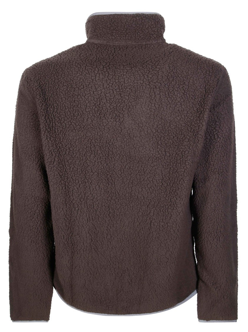 Patagonia Brown Retro Pile Boxy High Collar Pile Jacket