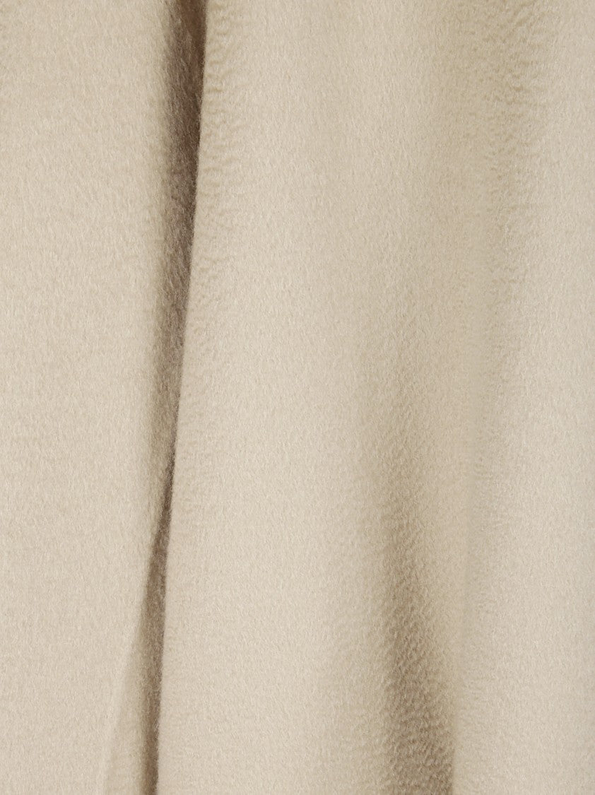 The Row Oversized Textured Coat With Open Front And Lapel Collar