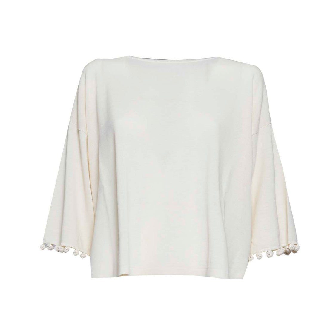 Max Mara Neottia Pullover In Butter Cotton Knit