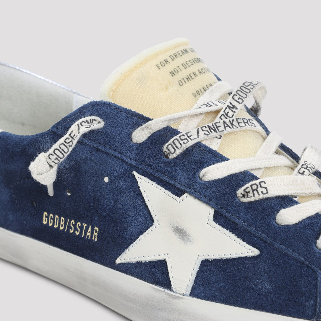 Golden Goose Aviator Blue Cow Leather Superstar Sneakers