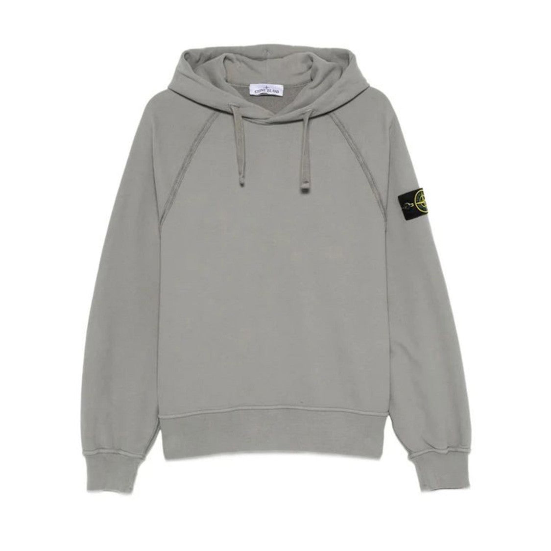 Stone Island Relaxed Fit Grey Hoodie Sweater