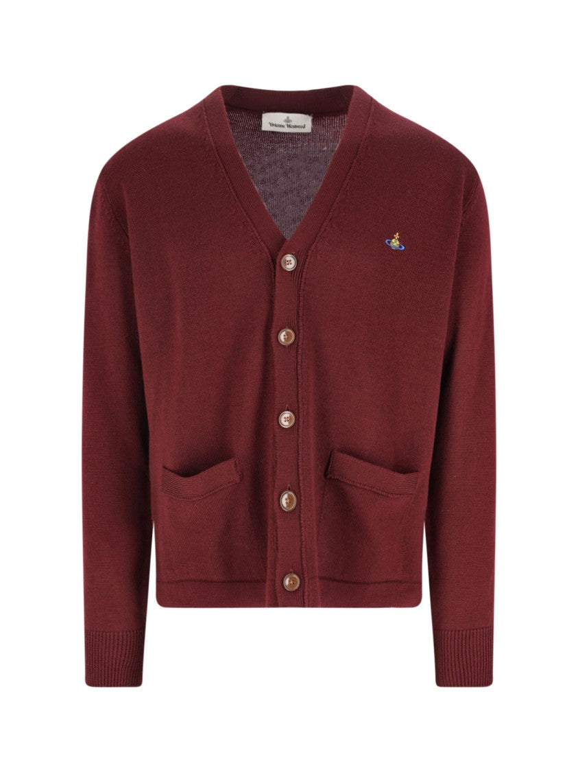 Vivienne Westwood Orb Cardigan – Bordeaux