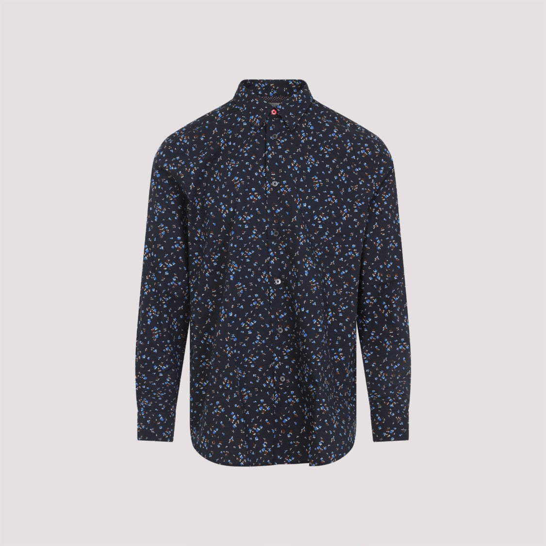 Paul Smith Regular Fit Blue Cotton Shirt