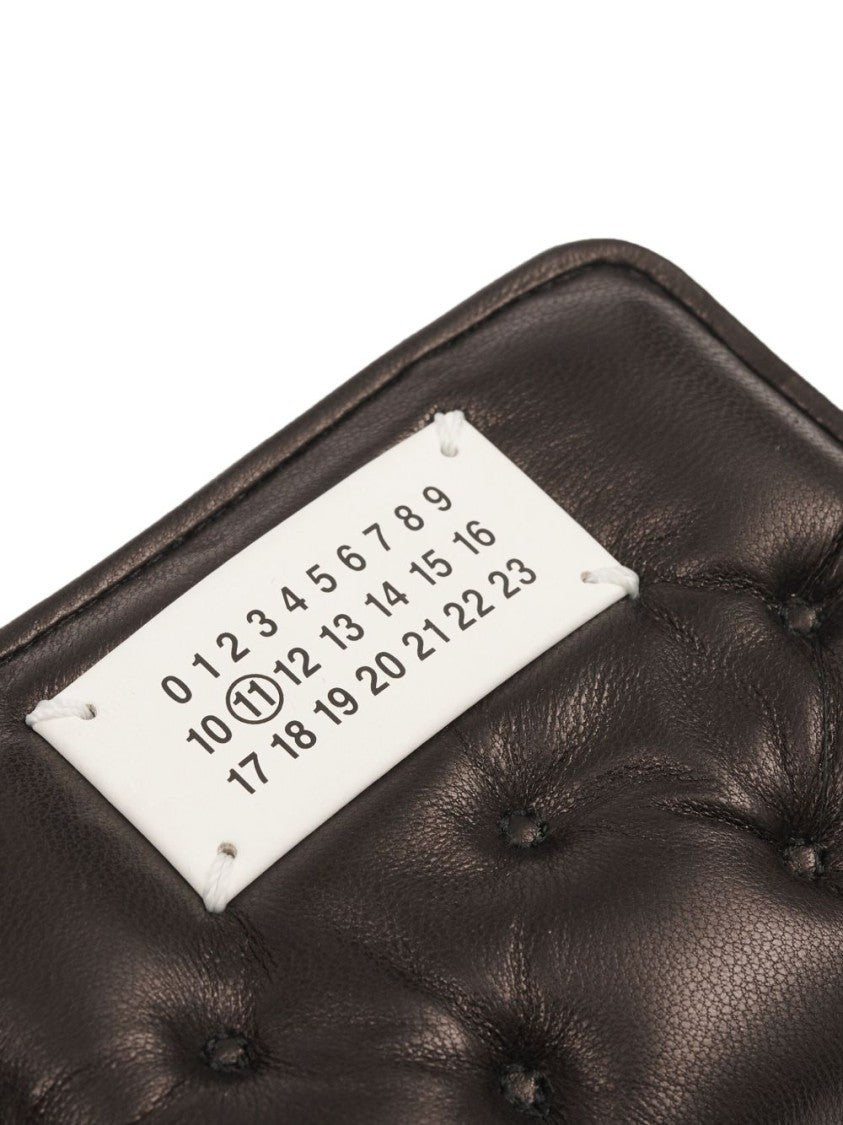 Maison Margiela Padded Lambskin Coin Purse With Signature Motif