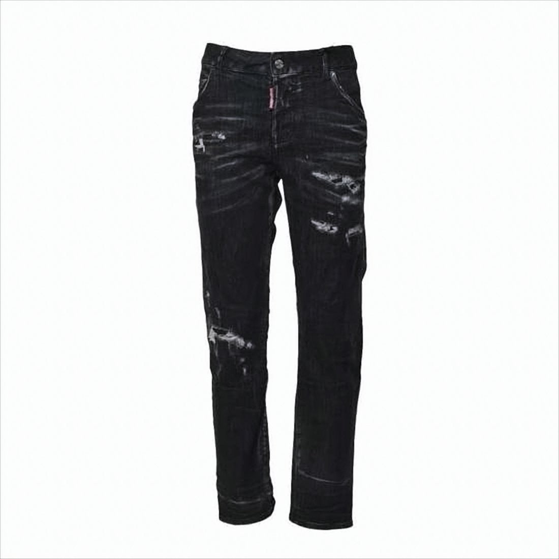 Dsquared2 Distressed Slim-Fit Denim Pants