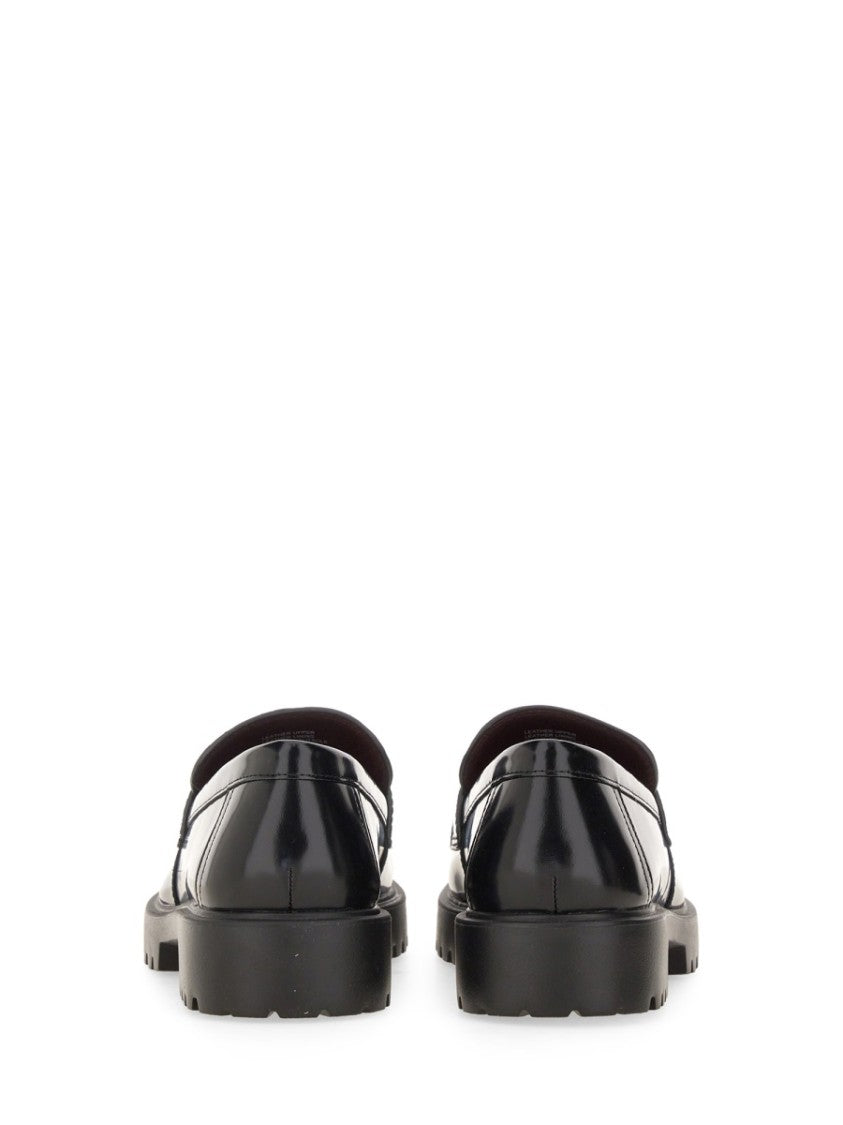 Tory Burch Polished Leather Moccasin Flats