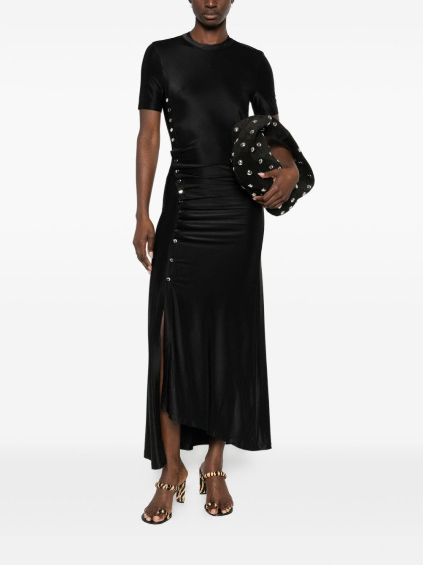 Rabanne Fitted Midi Dress With Hem