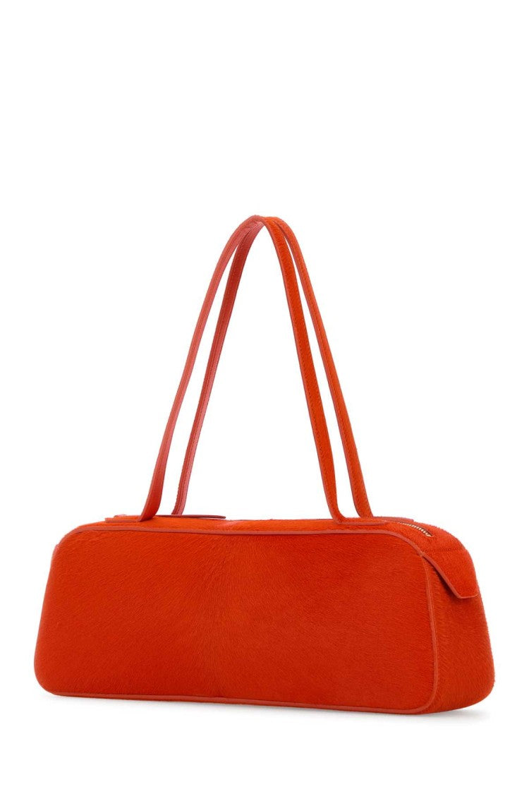 Khaite Orange Calf Hair Simona Shoulder Bag