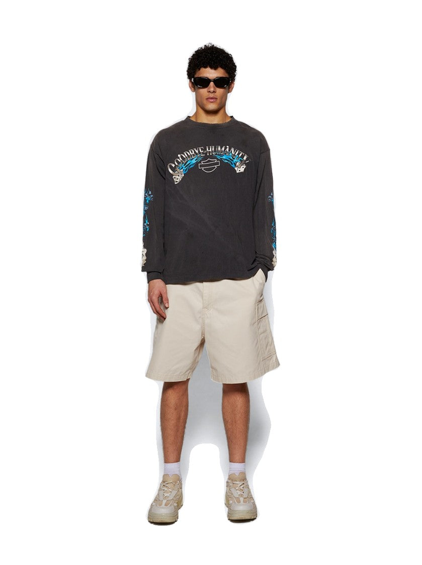 Vetements Cargo Shorts Beige