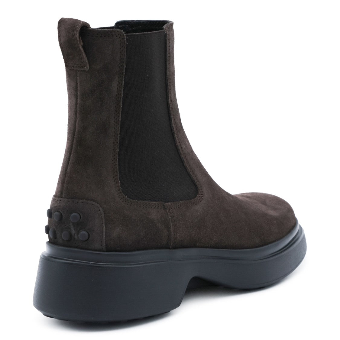 Tod's Ankle-High Suede Boots With Chunky Sole