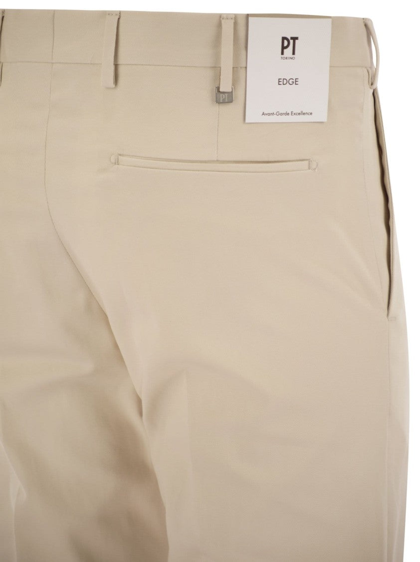 Pt Torino Dieci - Cotton Trousers