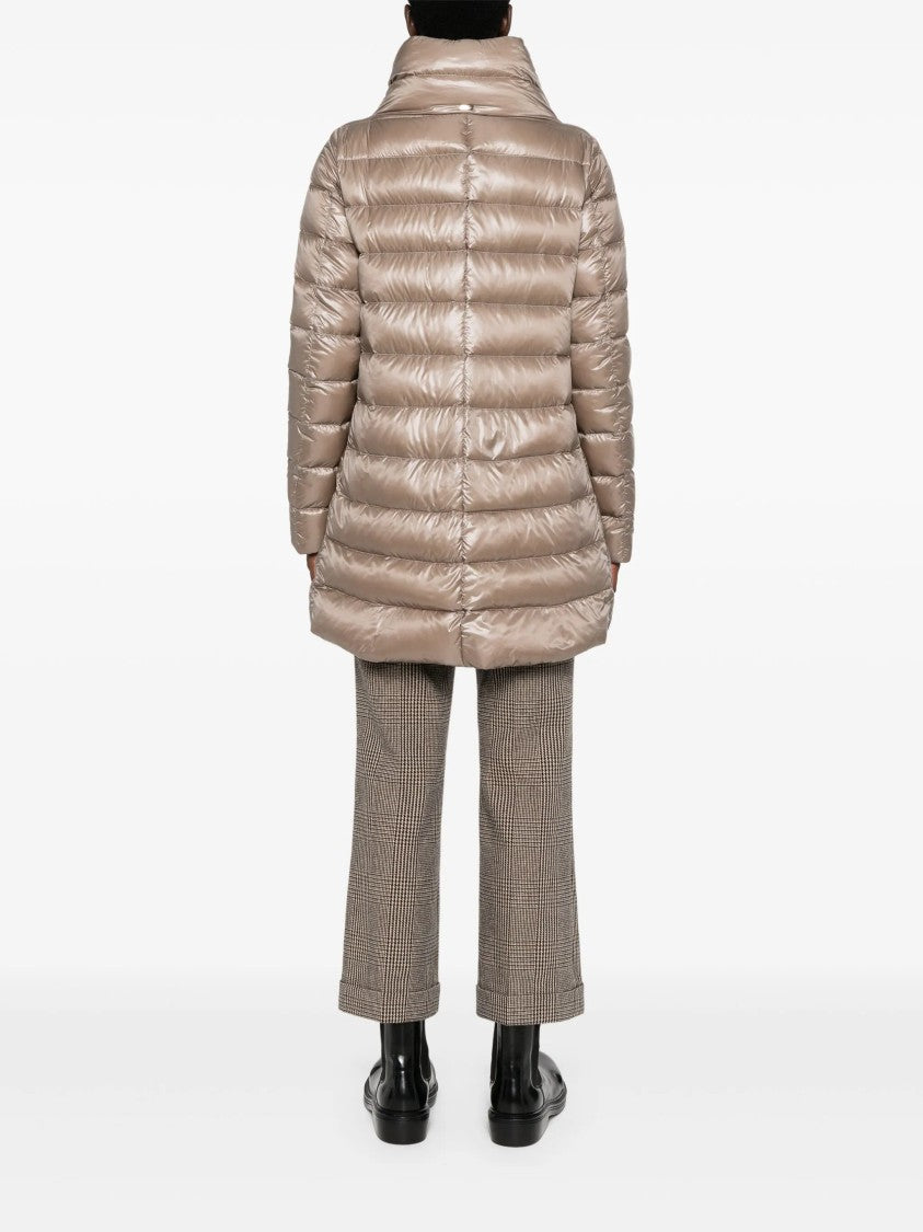 Herno Amelia Quilted Stand-Up Collar Down Jacket