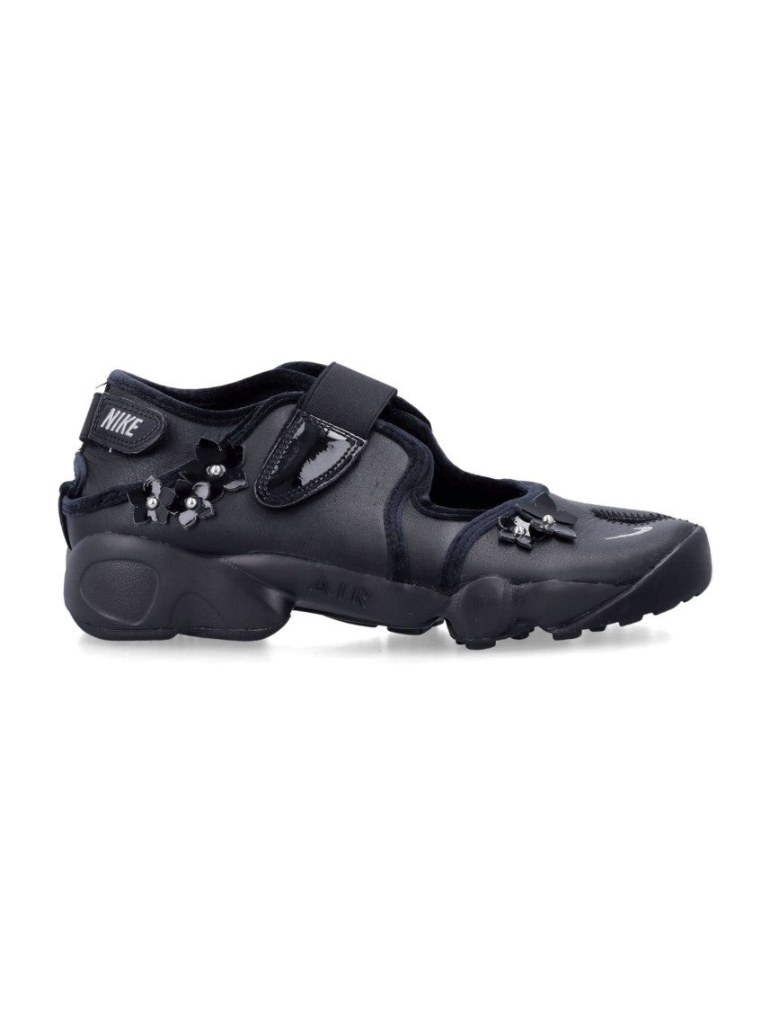 Nike Air Rift Floral Applique Leather Sneakers