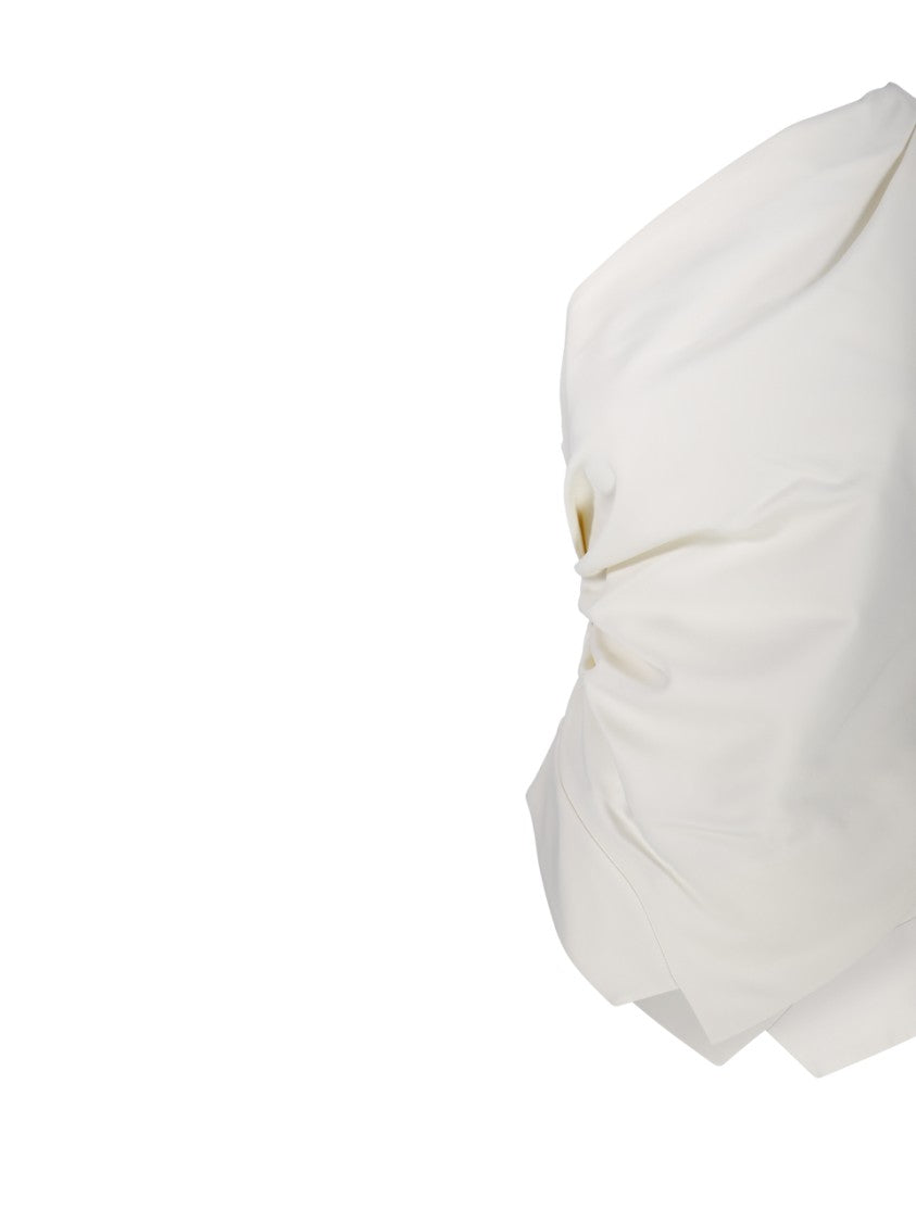 Róhe Off Shoulder Lapel Top