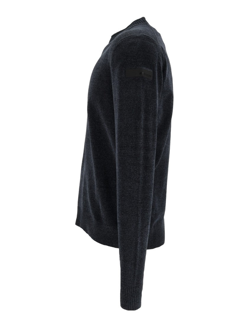 Rrd Plush Round-Neck Knit Sweater