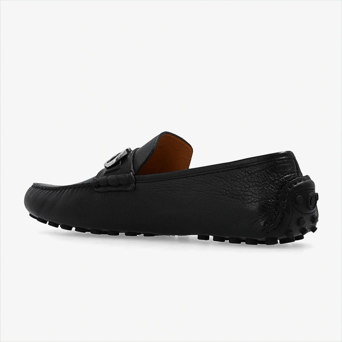 Salvatore Ferragamo Textured Buffalo Leather Driving Shoes