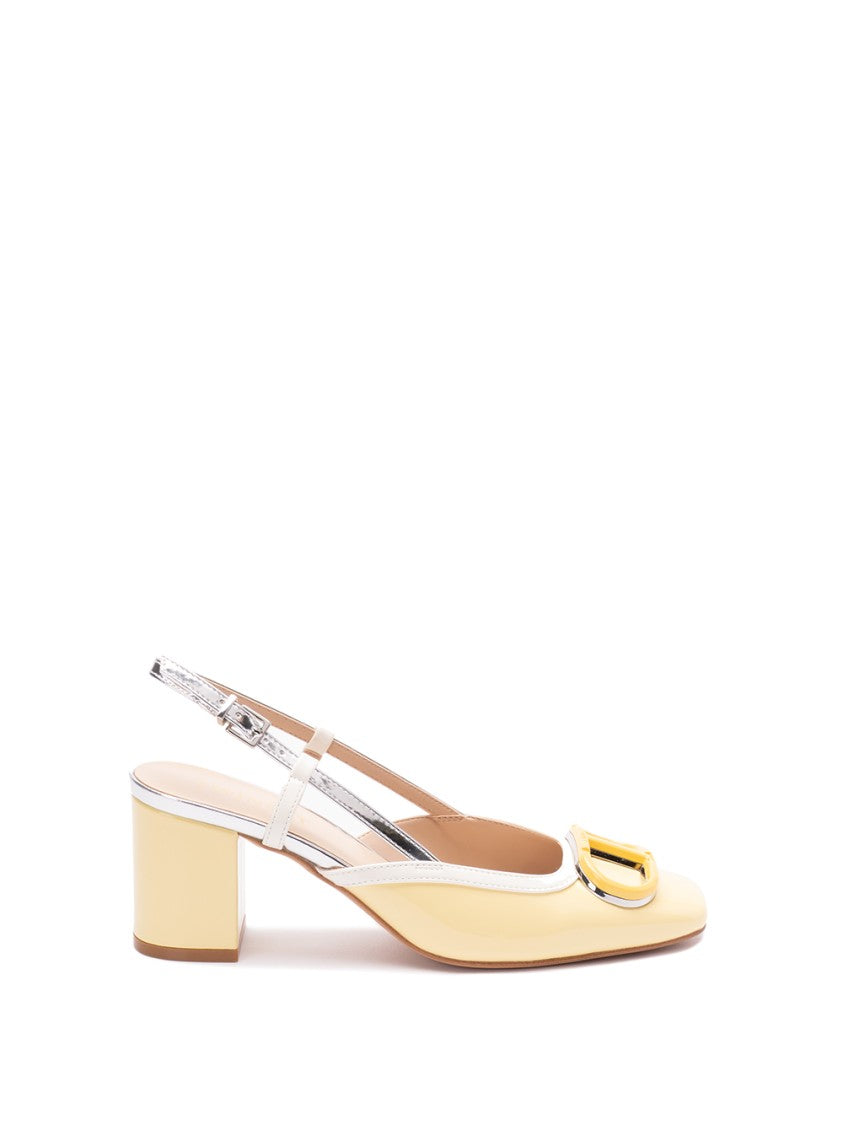 Twin-Set Pointed Toe Slingbacks With Heel