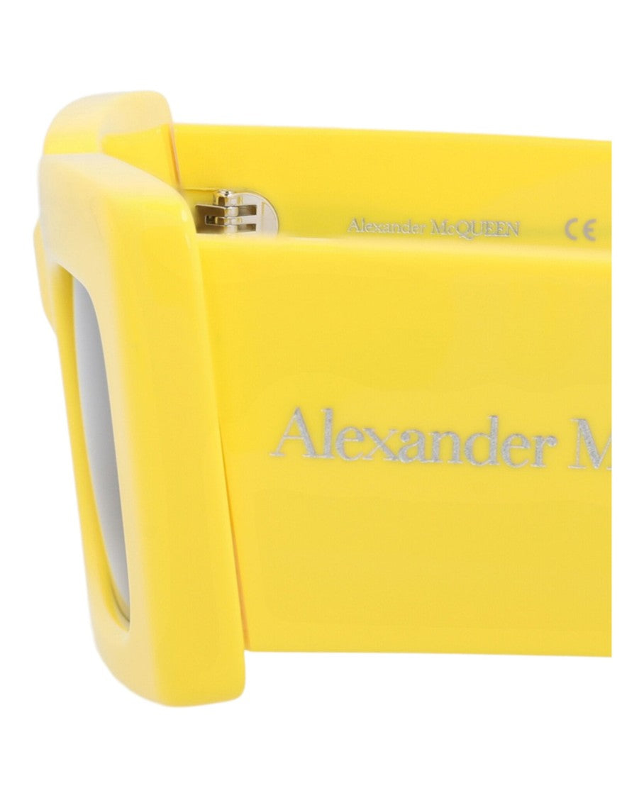 Alexander Mcqueen Square-Frame Recycled Acetate Sunglasses