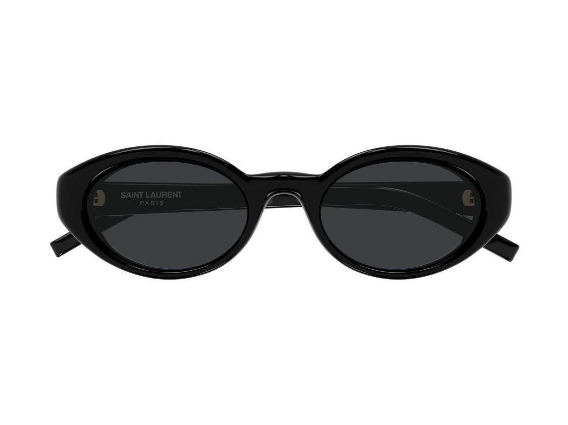 Saint Laurent Black Sl 567 Plump Acetate Sunglasses
