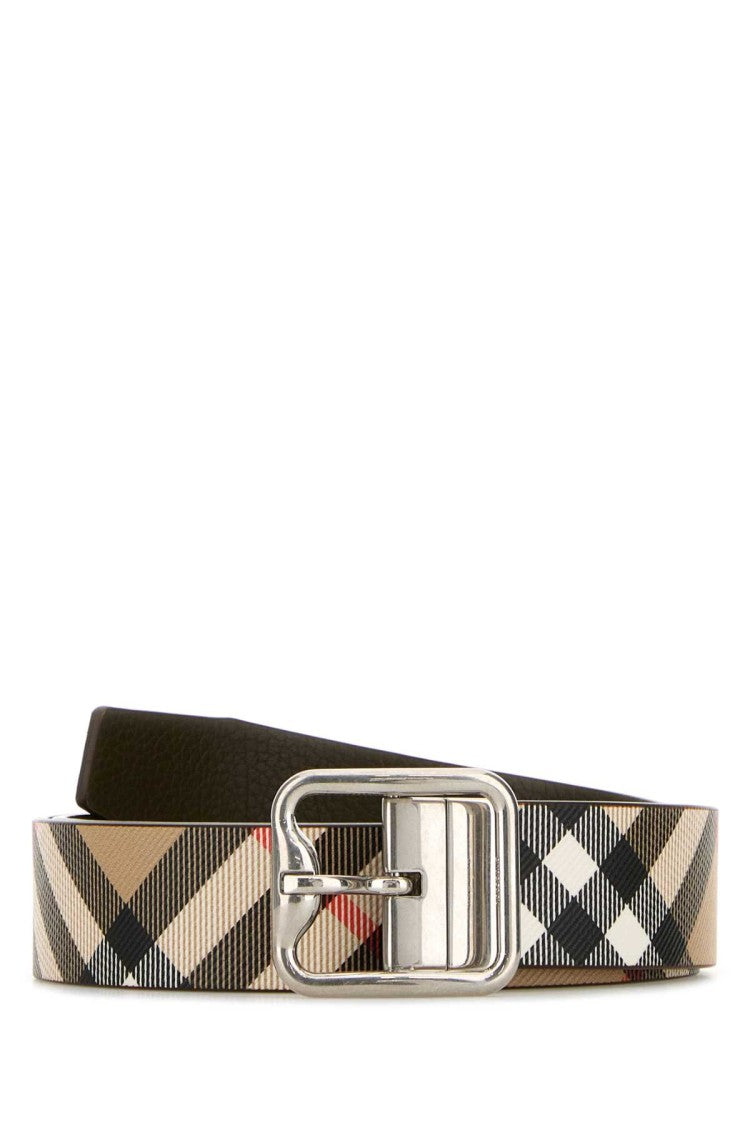 Burberry Printed E-Canvas Reversibile Belt