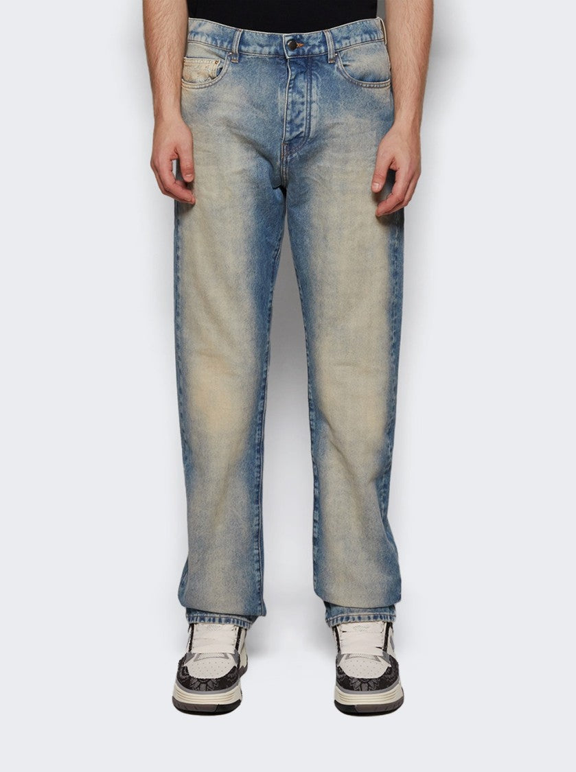 Amiri Ma Quad Cuff Straight Jeans