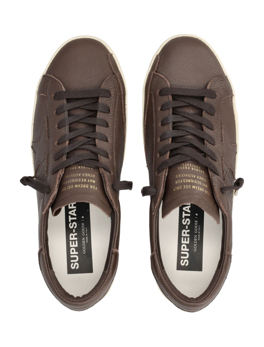 Golden Goose Low-Top Sneakers With Vintage Aesthetic And Star Stitching